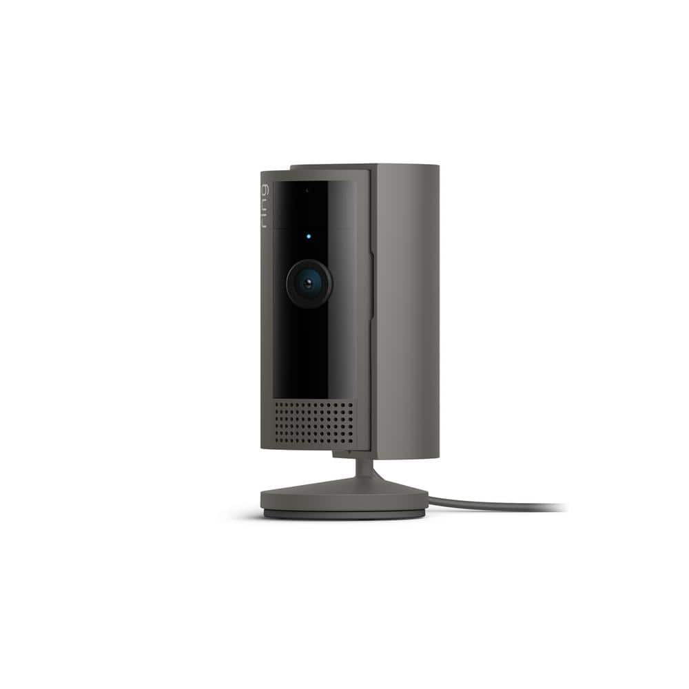 Ring Indoor Cam (2nd Gen) - Plug-In Smart Security Wifi Video Camera, with Included Privacy Cover, Night Vision, Charcoal