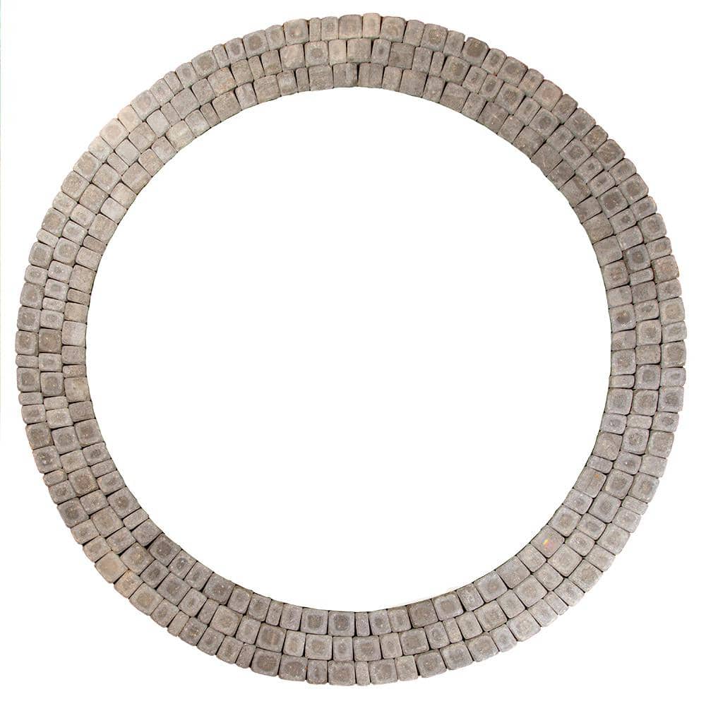 Mutual Materials 33.24 ft. x 1.375 ft. x 2.375 in. Summit Blend Old Dominion Paver Circle Expansion Kit (260 Pieces/45.72 sq. ft./Pallet)