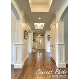 Ekena Millwork 2-3/8 in. x 94-1/2 in. x 2-1/4 in. Unfinished Wood Cherry Andrea Rope Carved Crown Moulding