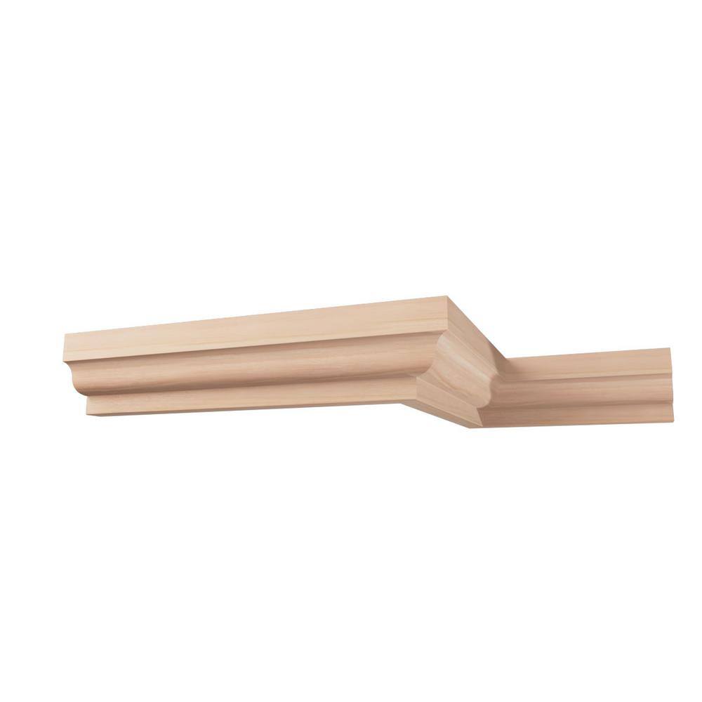 Ekena Millwork WM60 0.56 in. D x 1.75 in. W x 96 in. L Wood (Cherry) Crown Molding