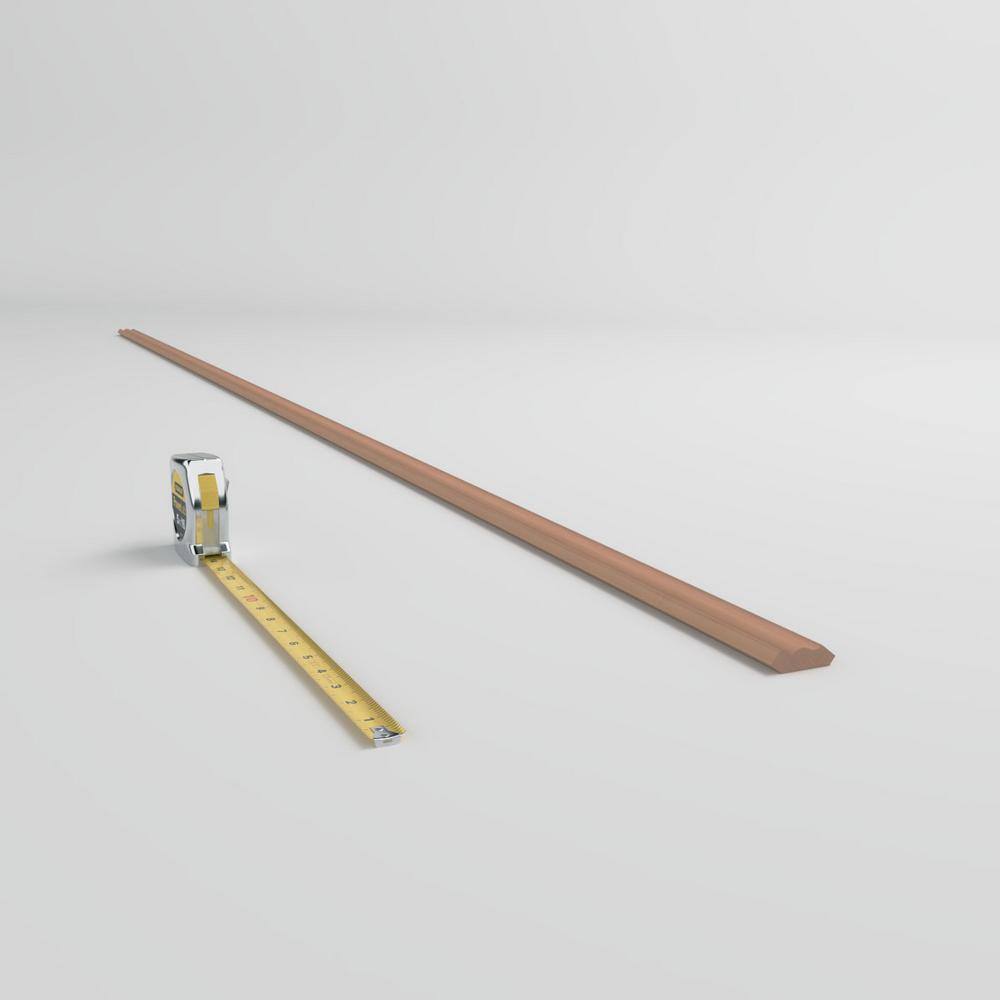 Ekena Millwork WM60 0.56 in. D x 1.75 in. W x 96 in. L Wood (Cherry) Crown Molding