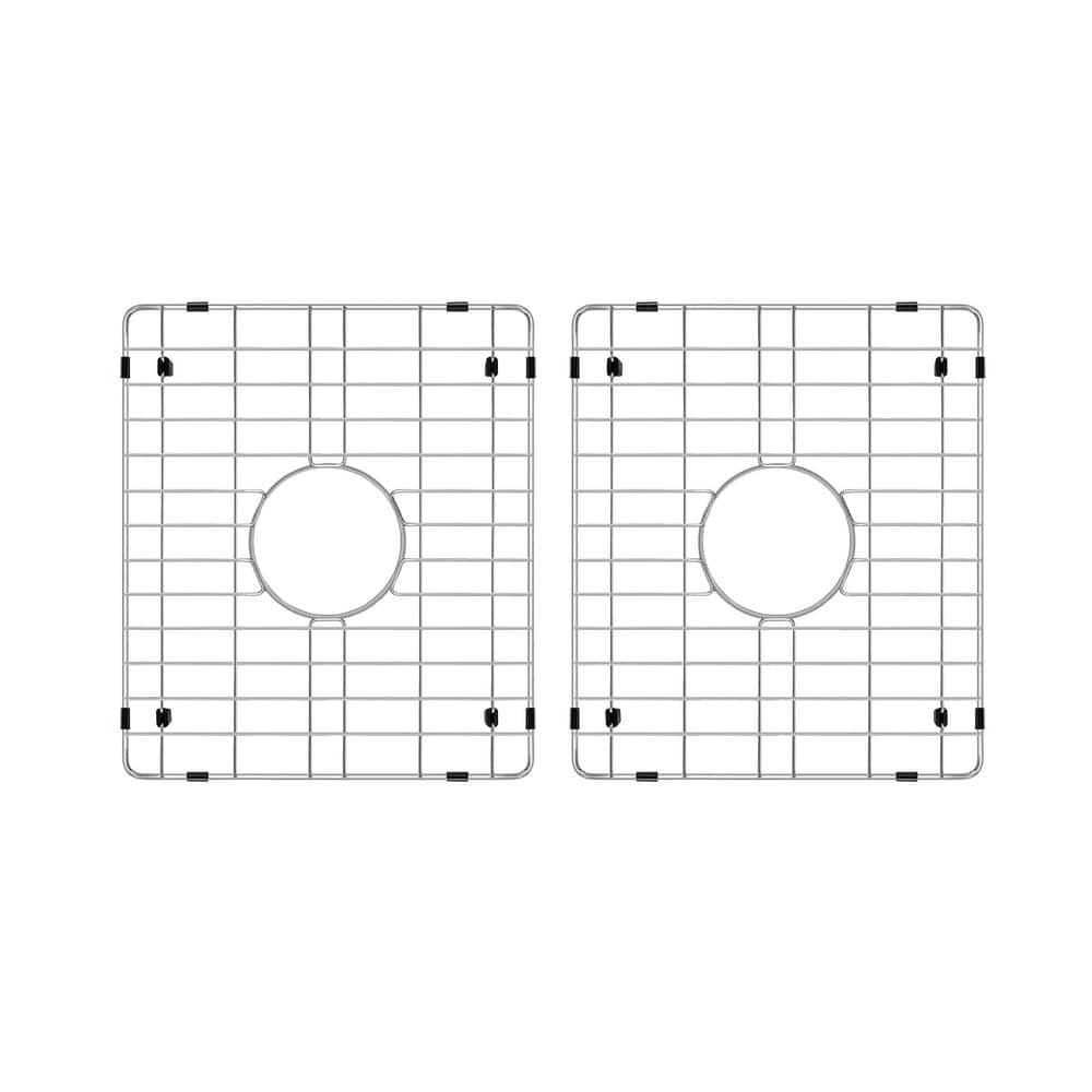 CHESHIRE Stainless Steel Bottom Grid - 2 Piece Set, 12.8 x 14.75 inches