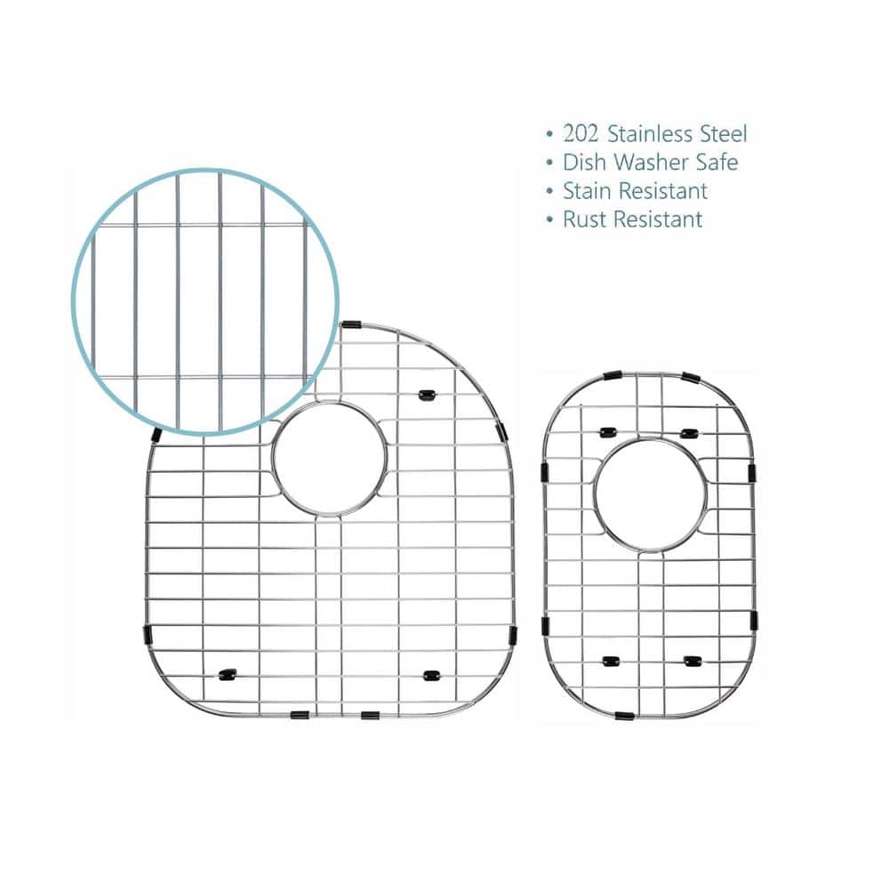 CHESHIRE 14.875 in. x 15.75 in. Stainless Steel Bottom Grid for HCH-73 Sinks