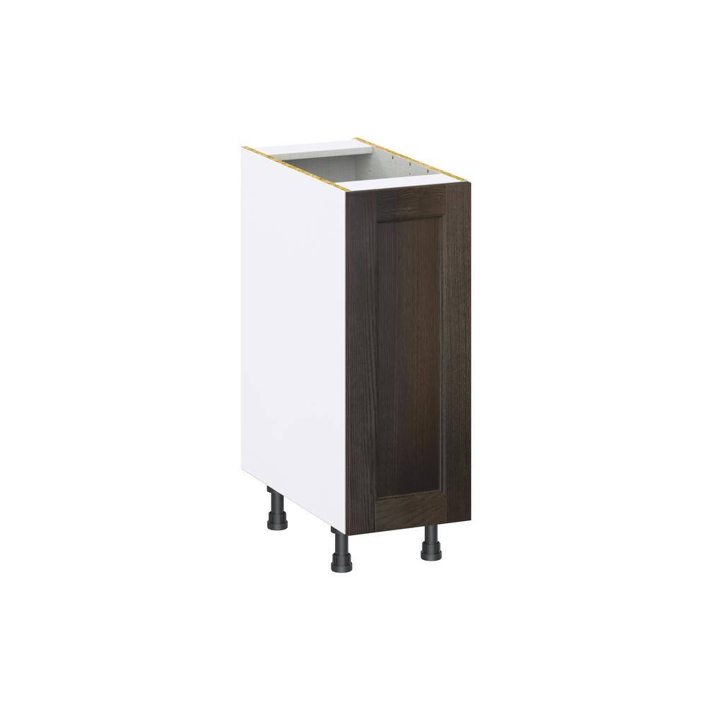J COLLECTION Lincoln Chestnut Solid Wood Assembled Base Kitchen Cabinet with 3 Inner Drawers (12 in. W X 34.5 in. H X 24 in. D)