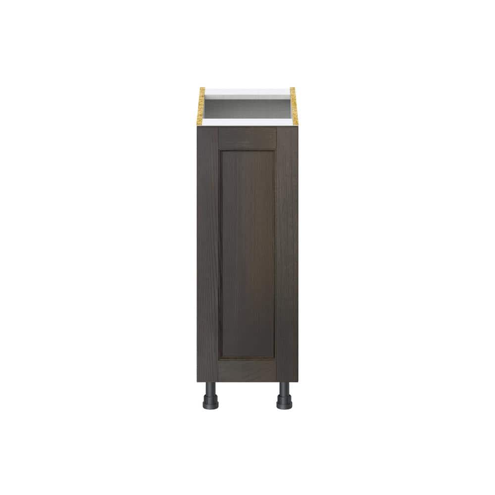 J COLLECTION Lincoln Chestnut Solid Wood Assembled Base Kitchen Cabinet with 3 Inner Drawers (12 in. W X 34.5 in. H X 24 in. D)