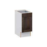 J COLLECTION Lincoln Chestnut Solid Wood Assembled 15 in. W x 32.5 in. H x 23.75 in. D Accessible ADA Base Cabinet with 1 Drawer