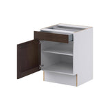 J COLLECTION Lincoln Chestnut Solid Wood Assembled 24 in. W x 32.5 in. H x 23.75 in. D Accessible ADA Base Cabinet with 1 Drawer