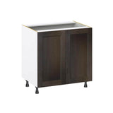 J COLLECTION Lincoln Chestnut Solid Wood Assembled Base Kitchen Cabinet with 3-Inner Drawers (33 in. W x 34.5 in. H x 24 in. D)