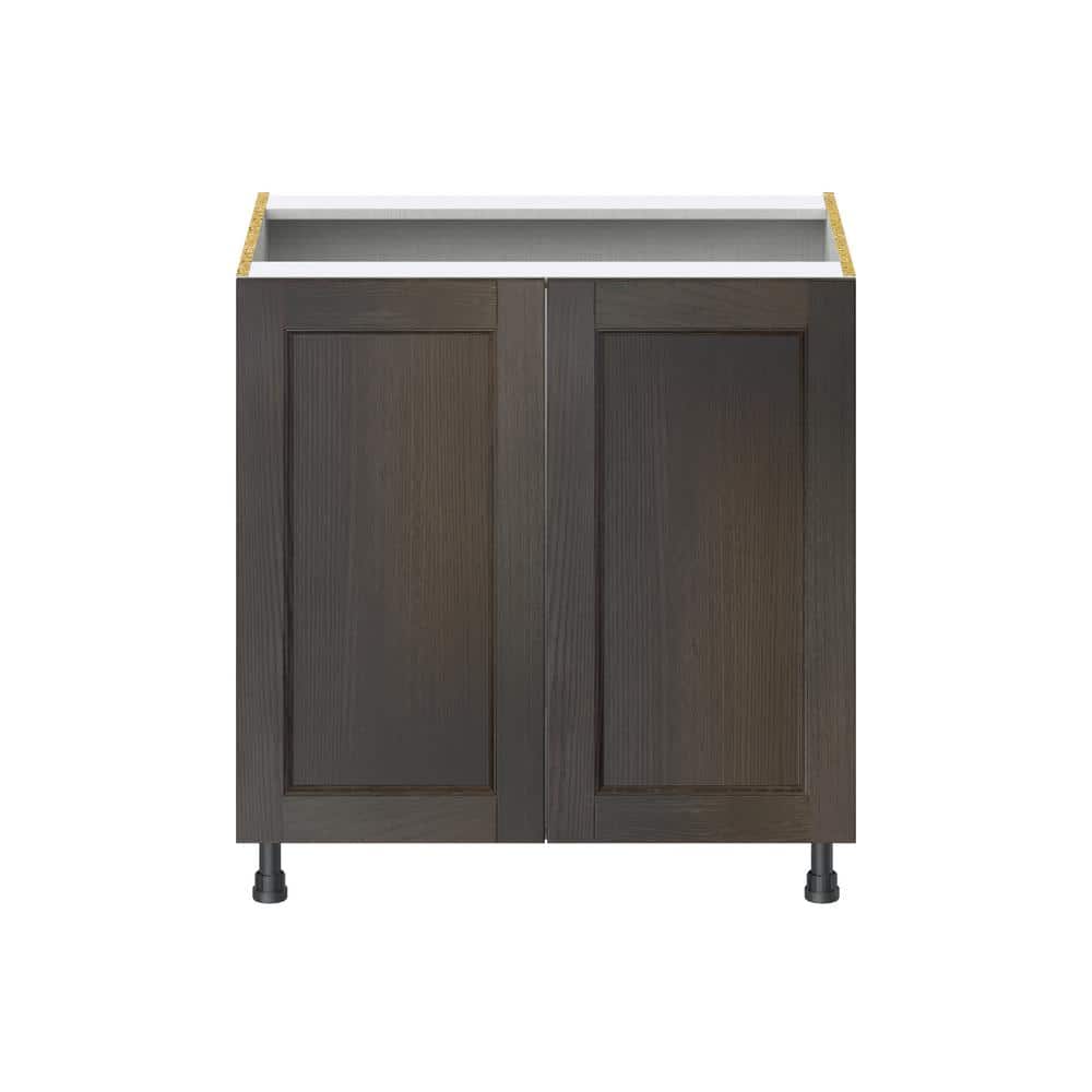 J COLLECTION Lincoln Chestnut Solid Wood Assembled Base Kitchen Cabinet with 3-Inner Drawers (33 in. W x 34.5 in. H x 24 in. D)