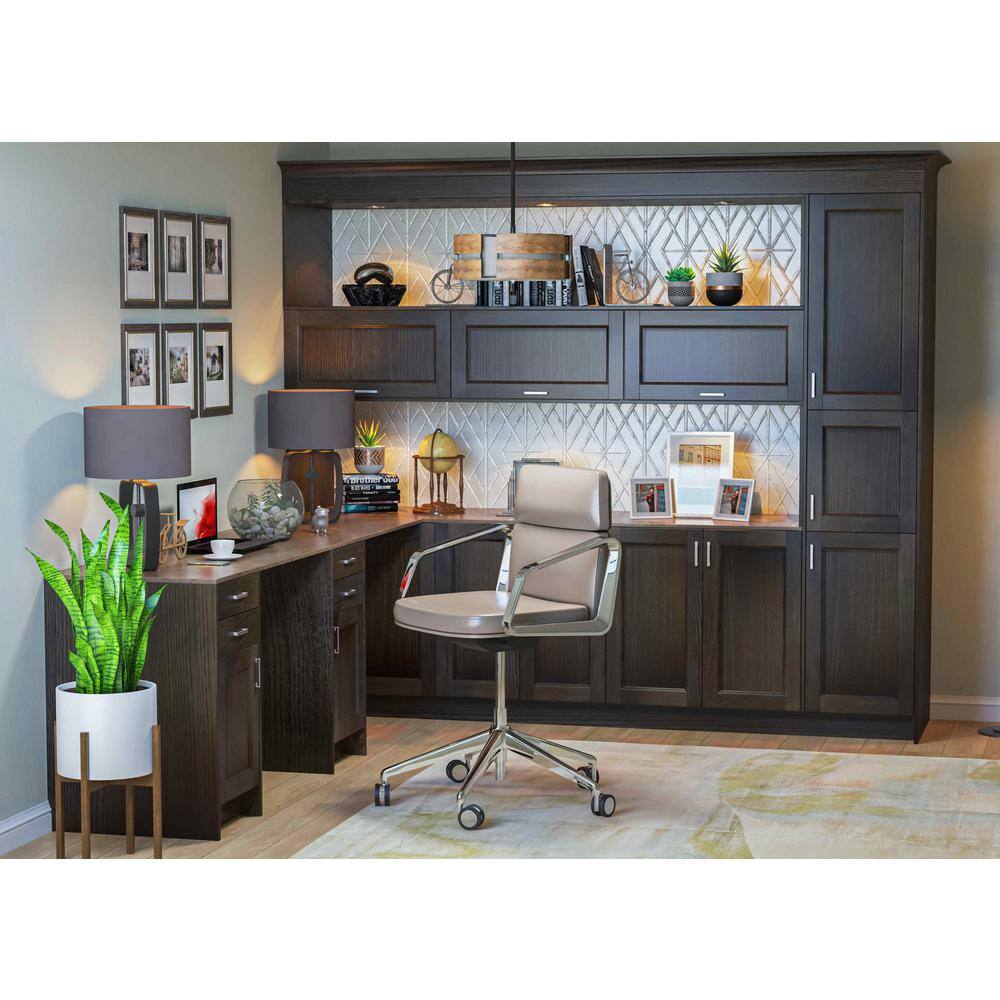 J COLLECTION Lincoln Chestnut Solid Wood Assembled 15 in. W x 30 in. H x 21 in. D Vanity ADA Drawer Base Cabinet with 3 Drawers
