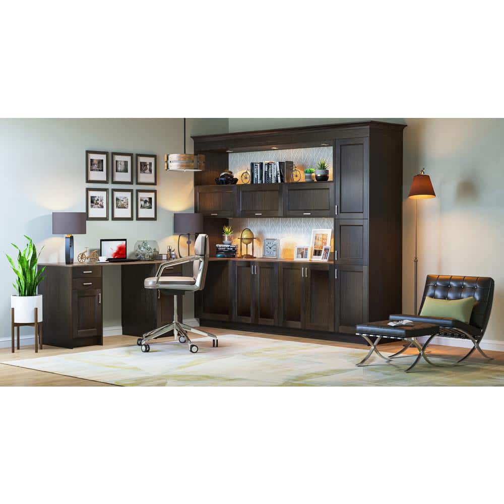 J COLLECTION Lincoln Chestnut Solid Wood Assembled 15 in. W x 30 in. H x 21 in. D Vanity ADA Drawer Base Cabinet with 3 Drawers