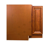 LIFEART CABINETRY Cambridge Assembled 33 in. x 34.5 in. x 24 in. Base Lazy Susan Cabinet in Chestnut
