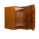 LIFEART CABINETRY Cambridge Assembled 36 in. x 34.5 in. x 24 in. Base Lazy Susan Cabinet in Chestnut