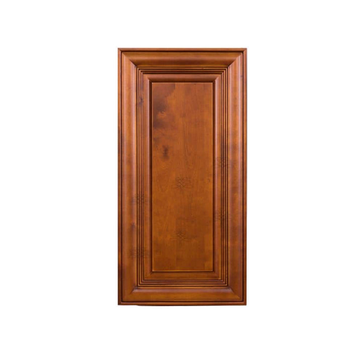 LIFEART CABINETRY Cambridge Assembled 12x30x12 in. Wall Cabinet with 1 Door 2 Shelves in Chestnut