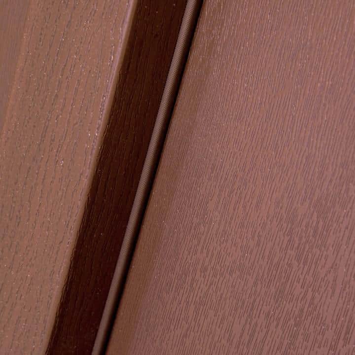 Steves & Sons Regency 36 in. x 80 in. 3/4-6 Lite Clear Glass RHIS Chestnut Stain Mahogany Fiberglass Prehung Front Door