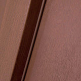 Steves & Sons Regency 36 in. x 80 in. 3/4-6 Lite Clear Glass RHIS Chestnut Stain Mahogany Fiberglass Prehung Front Door
