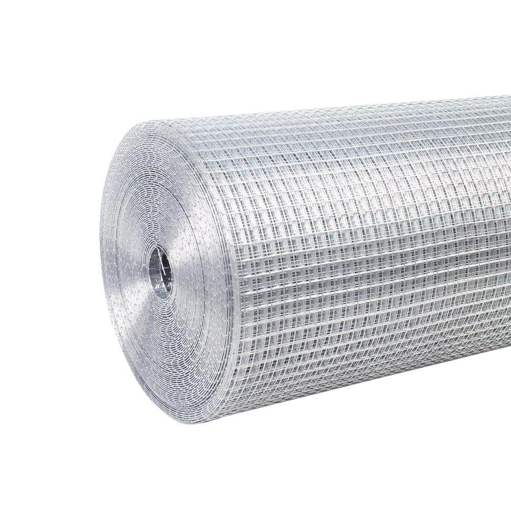 3 ft. x 100 ft. 23-Gauge Hardware Cloth Welded Cage Wire Chicken Fence Poultry Netting