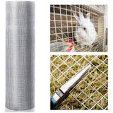 3 ft. x 100 ft. 23-Gauge Hardware Cloth Welded Cage Wire Chicken Fence Poultry Netting