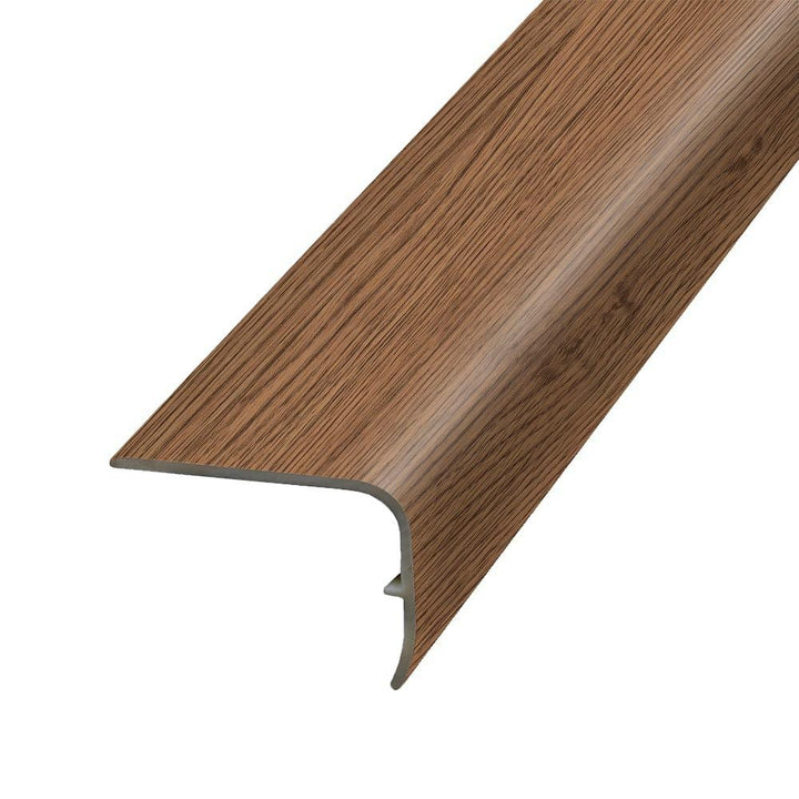 Chocolate 1.32 in. Thick x 1.88 in. Wide x 78.7 in. Length Vinyl Stair Nose Molding by PERFORMANCE ACCESSORIES
