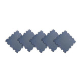 Rubber-Cal Terra-Flex 1/4 in. x 24 in. x 24 in. Chocolate Interlocking Rubber Mat (5-Pack, 20 sq. ft.)