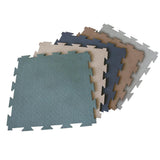 Rubber-Cal Terra-Flex 1/4 in. x 24 in. x 24 in. Chocolate Interlocking Rubber Mat (5-Pack, 20 sq. ft.)
