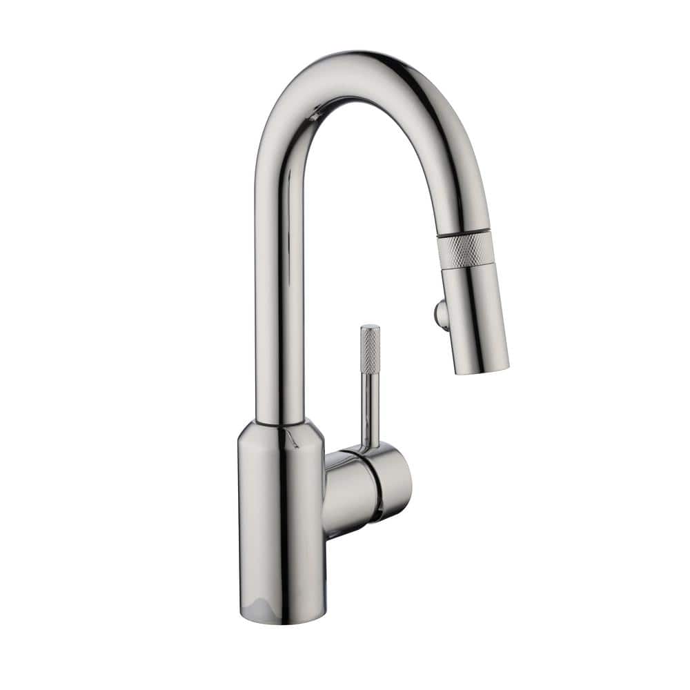 Glacier Bay 2600 Series Single-Handle Pull Down Sprayer Laundry Faucet in Chrome