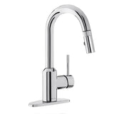 Glacier Bay 2600 Series Single-Handle Pull Down Sprayer Laundry Faucet in Chrome