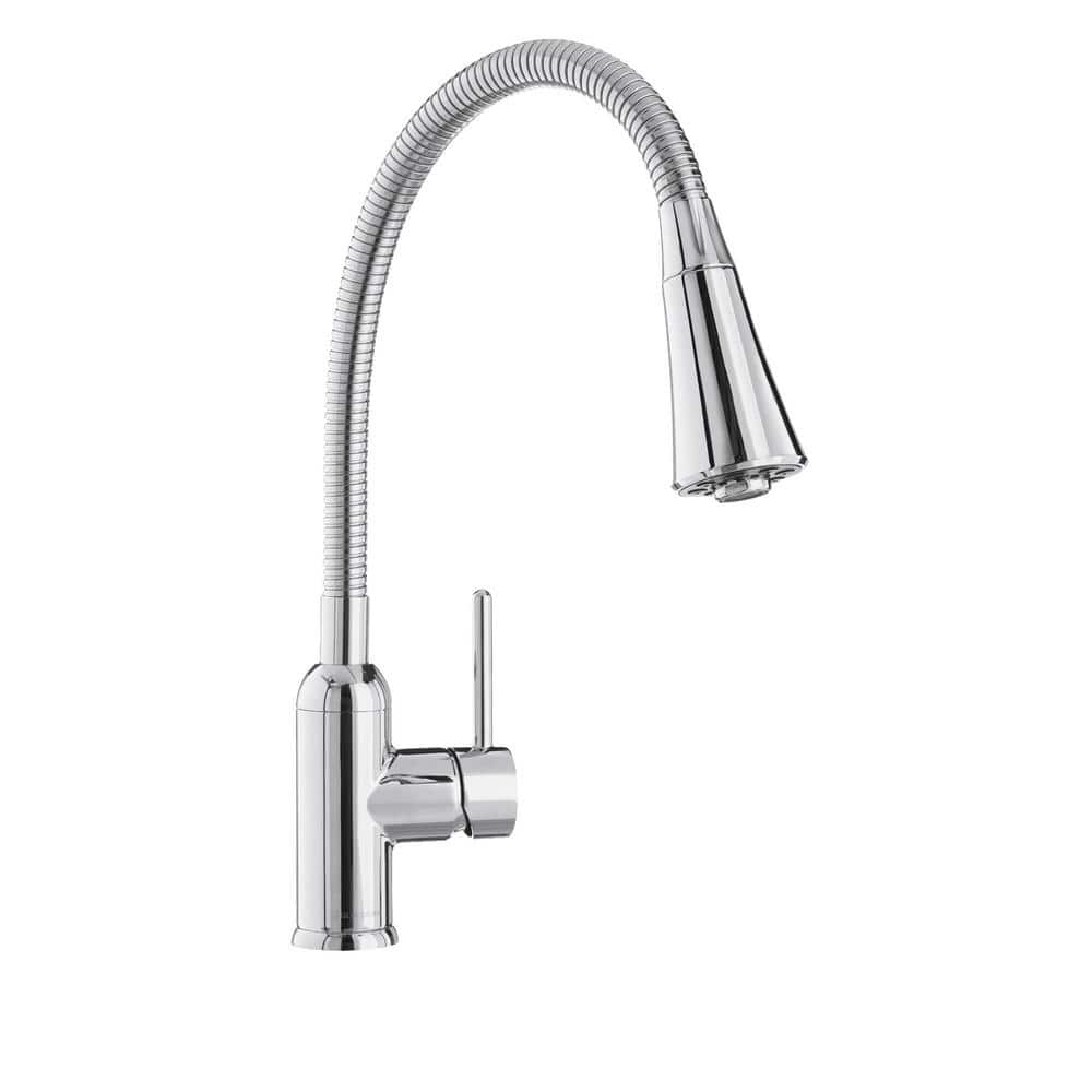 Glacier Bay Bodell Single-Handle Pulldown Laundry Faucet in Chrome