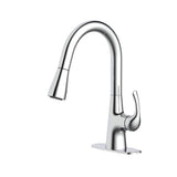 Glacier Bay Clare Single Handle Pull Down Utility Faucet in Chrome
