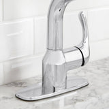 Glacier Bay Dunning Single-Handle Pull-Out Laundry Utility Faucet in Chrome