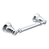 MOEN Banbury 4-Piece Bath Hardware Set with 24 in. Towel Bar, Paper Holder, Towel Ring, and Robe Hook in Chrome