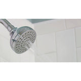 Moen Adler Single-Handle 4-Spray Tub and Shower Faucet with Shower Rod in Chrome (Valve Included)