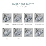 Moen HydroEnergetix 8-Spray 5 in. Wall-Mount Handheld Adjustable Shower Head, Chrome