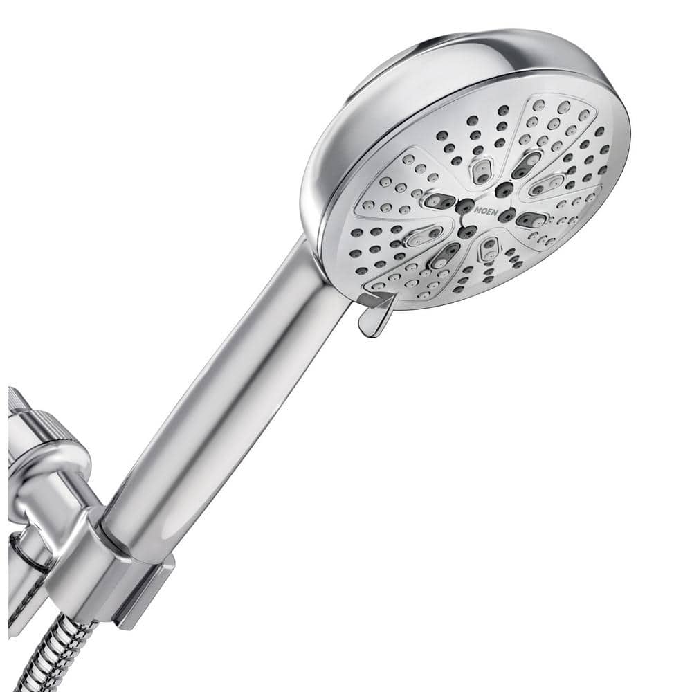 Moen HydroEnergetix 8-Spray 5 in. Wall-Mount Handheld Adjustable Shower Head, Chrome