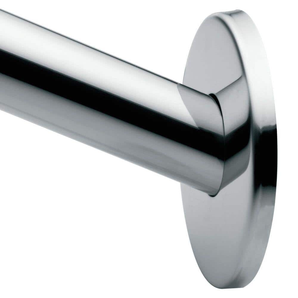Moen 60 in. Curved Shower Rod in Chrome