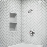 MOEN Adler Single-Handle 4-Spray Shower Faucet with Valve in Chrome (Valve Included)