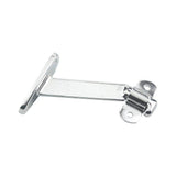 Onward 4-1/16 in. (103 mm) Chrome Heavy-Duty Aluminum Handrail Bracket for Flat Bottom Handrail with Adjustable Angle