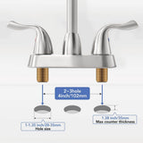 Phiestina Chrome Utility Sink Laundry Faucet with Swivel Spout