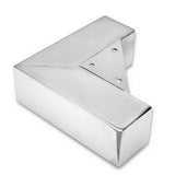 Richelieu 2-7/32 in. Chrome Steel Furniture Leg