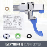 ARCORA Commercial Deck Mounted Single Handle Glass Filler Faucet, Chrome
