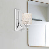 Vanity Art 1 - Light Chrome Armed Sconce