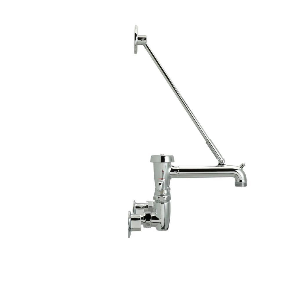 Zurn 2-Handle Wall-Mount Utility Faucet in Chrome