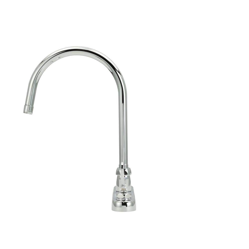 Zurn 2-Handle Kitchen Sink Utility Faucet with 8" Gooseneck in Chrome