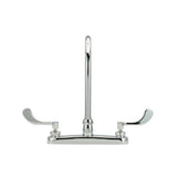 Zurn 2-Handle Kitchen Sink Utility Faucet with 8" Gooseneck in Chrome