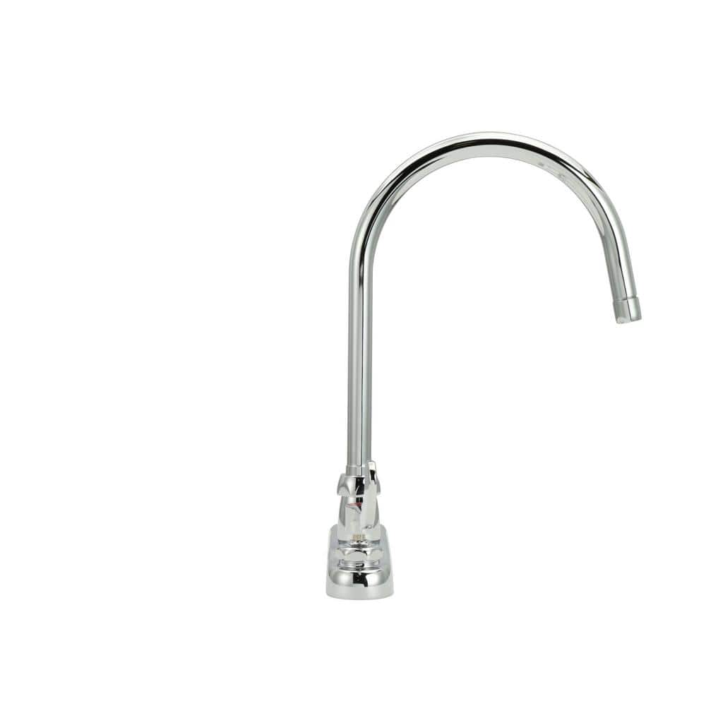 Zurn 2-Handle Kitchen Sink Utility Faucet with 8" Gooseneck in Chrome