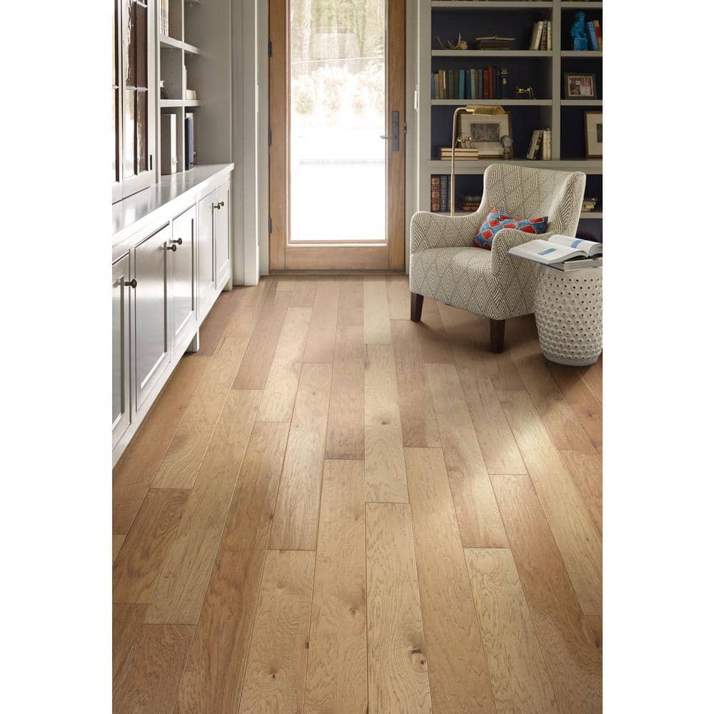 Shaw Olympia Cider Hickory 3/8 In. T X 6.3 in. W Tongue and Groove Scraped Engineered Hardwood Flooring (30.48 sq.ft./case)