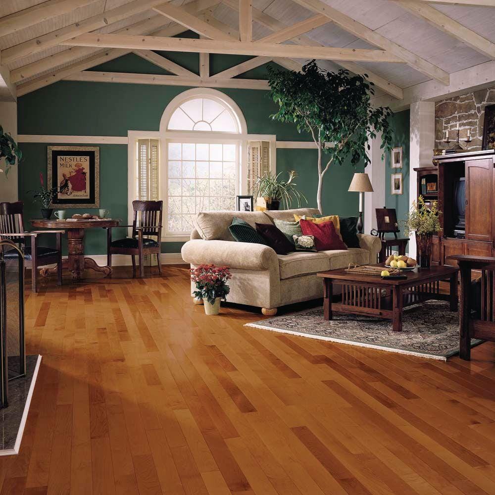 Bruce American Home Cinnamon Maple 3/4 in. T x 5 in. W Smooth Solid Hardwood Flooring (23.5 sq.ft./ctn)