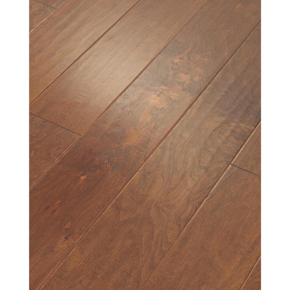 Shaw Inspire Cinnamon Maple 3/8 In. T X 5 in. W Tongue and Groove Scraped Engineered Hardwood Flooring (23.66 sq.ft./case)