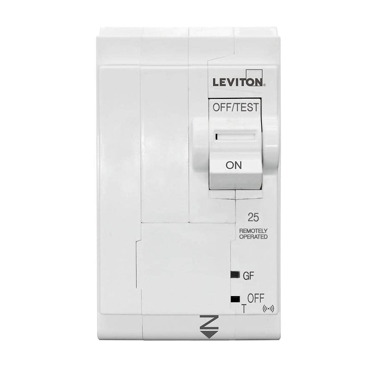 Leviton 2nd Gen 2-Pole 25 Amp GFPE Smart Circuit Breaker, 120/240-Volt and 120/208-Volt, 10kA Interrupt Rating, Thermal Magnetic