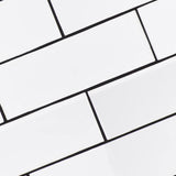 MSI City Bianco 4 in. x 12 in. Glossy Ceramic White Subway Tile (9.99 sq. ft./Case)